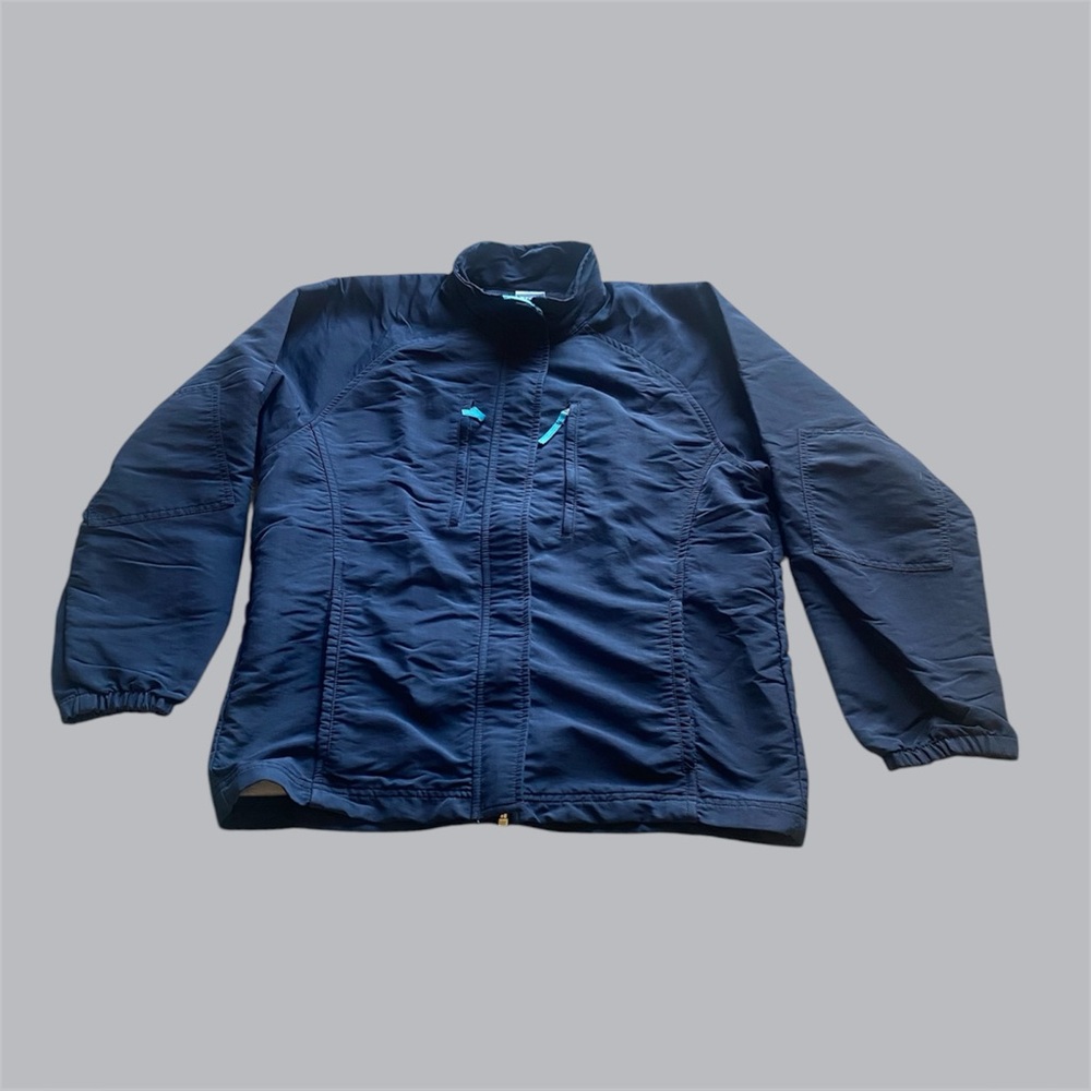 Veg  Nike Insulated Windbreaker Boxy Jacket‎ Women's S Gorpcore Blue Pockets
